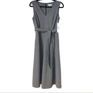 Calvin Klein Plaid Sleeveless Dress